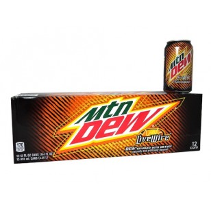 Mountain Dew Livewire American Import Soda Rare - 24 Pack (24x 355ml Cans)